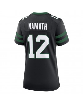 Joe Namath New York Jets Nike Damen-Ausweichtrikot für pensionierte Spieler – Legacy Black
