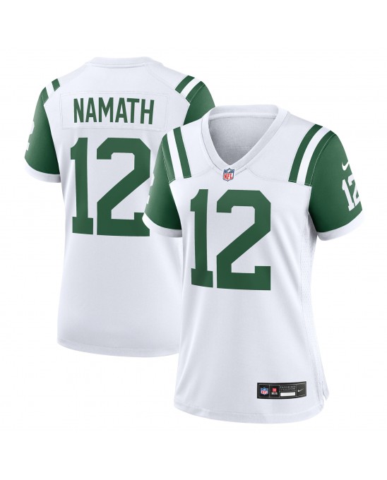 Joe Namath New York Jets Nike Damen Classic Alternate Retired SpielerTrikot – Weiß