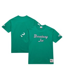 Joe Namath New York Jets Mitchell & Ness Spieler-Spitznamen-T-Shirt im Ruhestand – Kelly Green