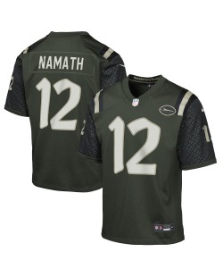 Joe Namath New York Jets Nike Youth 2025 Rivalries Collection Spieler Trikot für ausgeschiedene Spieler – Gotham Green