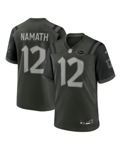 Joe Namath New York Jets Nike 2025 Rivalries Collection Spieler Trikot für ausgeschiedene Spieler – Gotham Green