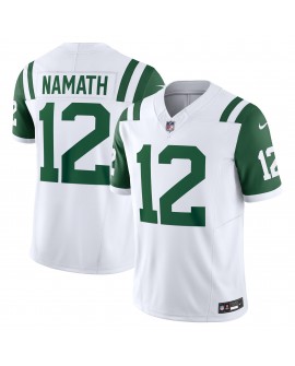 Joe Namath New York Jets Nike Classic Alternate Vapor F.U.S.E. Trikot „Retired Spieler Limited“ – Weiß