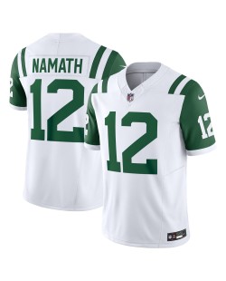 Joe Namath New York Jets Nike Classic Alternate Vapor F.U.S.E. Trikot „Retired Spieler Limited“ – Weiß