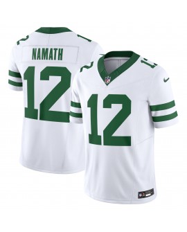Joe Namath New York Jets Nike Vapor F.U.S.E. Limitiertes Trikot – Legacy White