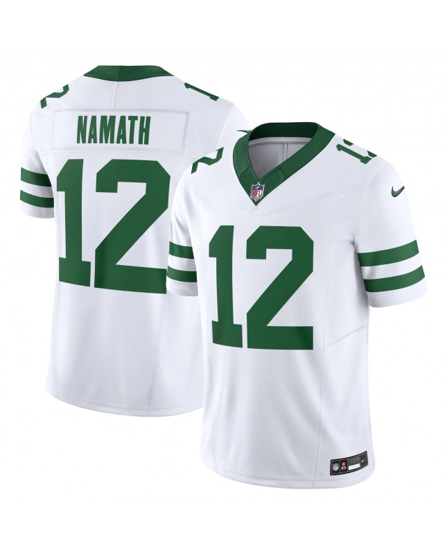 Joe Namath New York Jets Nike Vapor F.U.S.E. Limitiertes Trikot – Legacy White