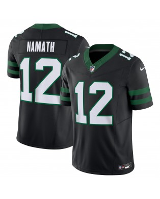 Joe Namath New York Jets Nike Alternate Vapor F.U.S.E. Limitiertes Trikot – Legacy Black