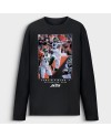 Justin Fields New York Jets NFL Flash Features Week 8 Langarm-T-Shirt – Schwarz