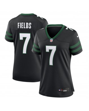 Justin Fields New York Jets Nike Damen-Ausweichtrikot – Schwarz