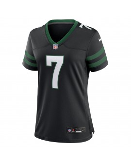 Justin Fields New York Jets Nike Damen-Ausweichtrikot – Schwarz