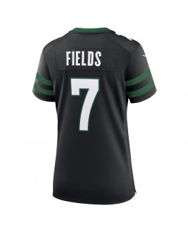 Justin Fields New York Jets Nike Damen-Ausweichtrikot – Schwarz