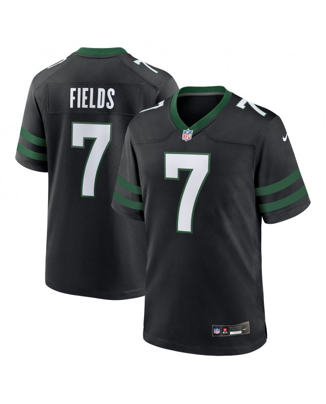 Justin Fields New York Jets Nike Spieler Trikot – Stealth Black