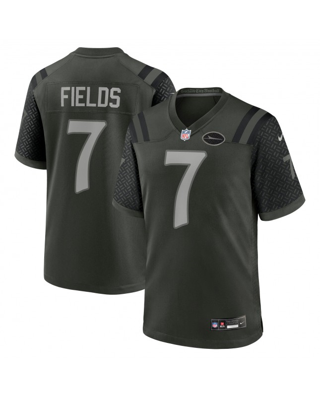 Justin Fields New York Jets Nike 2025 Rivalries Collection Spieler Trikot – Gotham Green