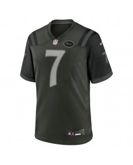 Justin Fields New York Jets Nike 2025 Rivalries Collection Spieler Trikot – Gotham Green