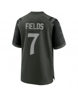 Justin Fields New York Jets Nike 2025 Rivalries Collection Spieler Trikot – Gotham Green