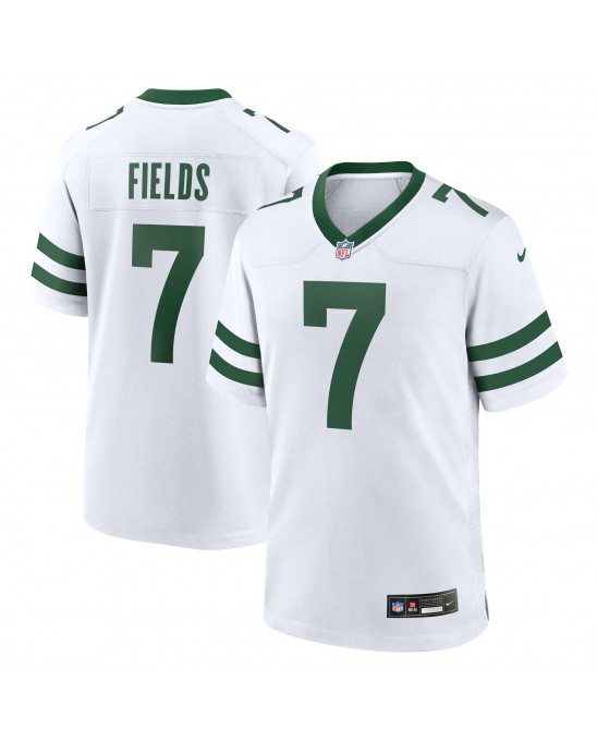 Justin Fields New York Jets Nike Spieler Trikot – Legacy Weiß
