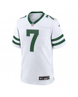Justin Fields New York Jets Nike Spieler Trikot – Legacy Weiß