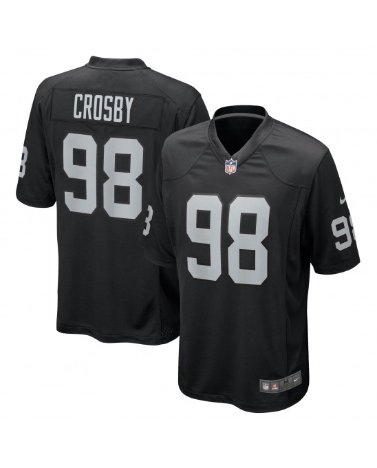 Maxx Crosby Las Vegas Raiders Nike Spieler Trikot – Schwarz