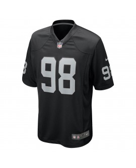 Maxx Crosby Las Vegas Raiders Nike Spieler Trikot – Schwarz