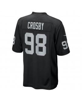 Maxx Crosby Las Vegas Raiders Nike Spieler Trikot – Schwarz
