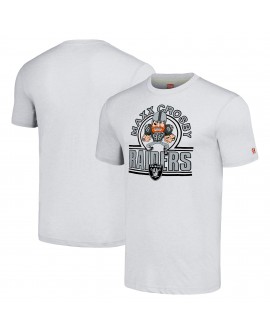 Maxx Crosby Las Vegas Raiders Homage Unisex Cartoon Spieler Tri-Blend T-Shirt – Ash