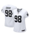 Maxx Crosby Las Vegas Raiders Nike Damen-Spieler Trikot – Weiß