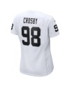 Maxx Crosby Las Vegas Raiders Nike Damen-Spieler Trikot – Weiß