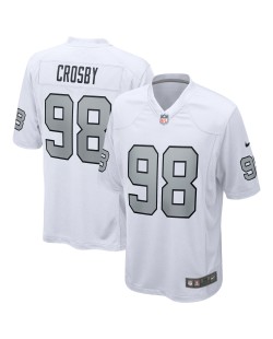 Maxx Crosby Las Vegas Raiders Nike Alternative Game-Trikot – Weiß