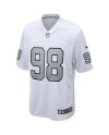 Maxx Crosby Las Vegas Raiders Nike Alternative Game-Trikot – Weiß