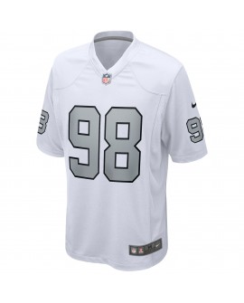 Maxx Crosby Las Vegas Raiders Nike Alternative Game-Trikot – Weiß