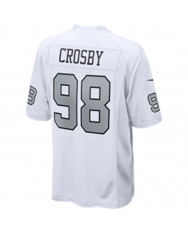 Maxx Crosby Las Vegas Raiders Nike Alternative Game-Trikot – Weiß