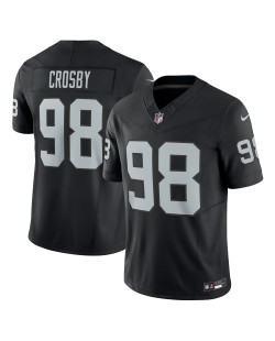 Maxx Crosby Las Vegas Raiders Nike Vapor F.U.S.E. Limitiertes Trikot – Schwarz