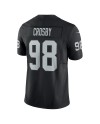 Maxx Crosby Las Vegas Raiders Nike Vapor F.U.S.E. Limitiertes Trikot – Schwarz
