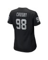 Maxx Crosby Las Vegas Raiders Nike Damen-Trikot – Schwarz