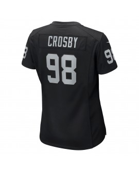 Maxx Crosby Las Vegas Raiders Nike Damen-Trikot – Schwarz