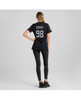 Maxx Crosby Las Vegas Raiders Nike Damen-Trikot – Schwarz