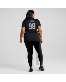 Maxx Crosby Las Vegas Raiders Nike Damen-Trikot – Schwarz
