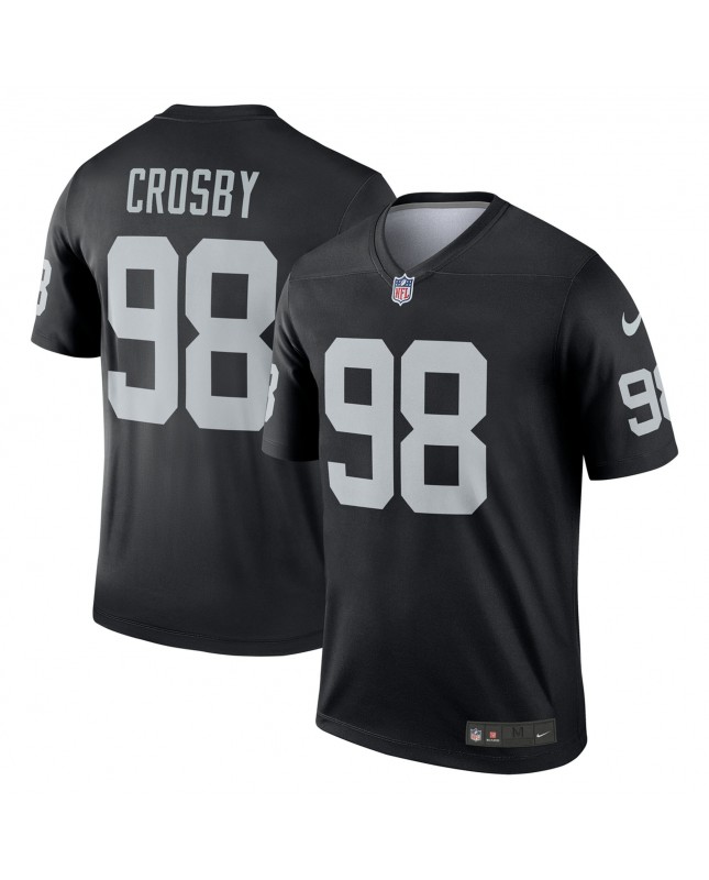 Maxx Crosby Las Vegas Raiders Nike Legend Spieler Performance Top – Schwarz