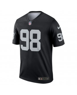 Maxx Crosby Las Vegas Raiders Nike Legend Spieler Performance Top – Schwarz