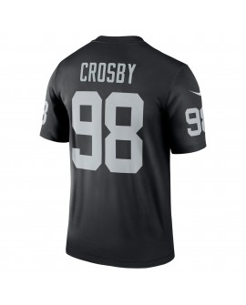 Maxx Crosby Las Vegas Raiders Nike Legend Spieler Performance Top – Schwarz