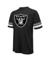 Ashton Jeanty Las Vegas Raiders Majestic Threads 2025 NFL Draft First Round Pick Übergroßes T-Shirt – Schwarz