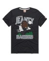 Ashton Jeanty Las Vegas Raiders Hommage Unisex-Tri-Blend-T-Shirt mit Cartoon-Spieler-Grafik – Anthrazit