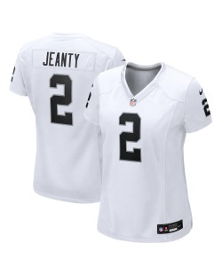 Ashton Jeanty Las Vegas Raiders Nike Damen-Spieler Trikot – Weiß