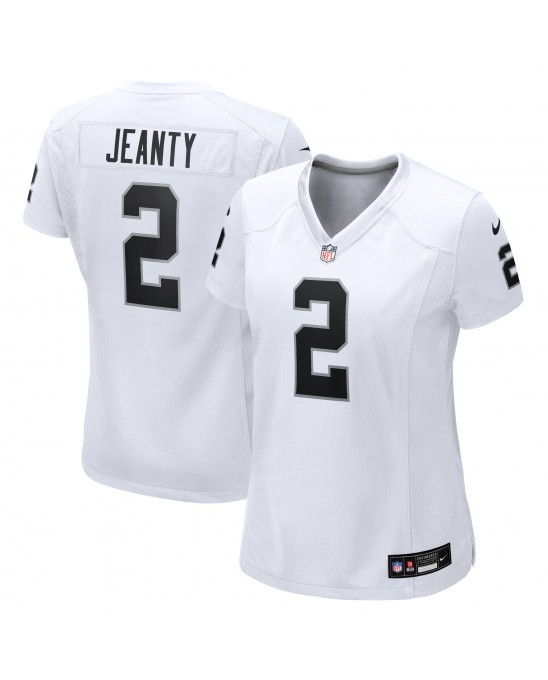 Ashton Jeanty Las Vegas Raiders Nike Damen-Spieler Trikot – Weiß