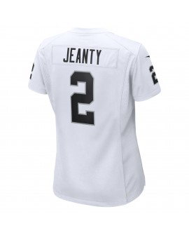 Ashton Jeanty Las Vegas Raiders Nike Damen-Spieler Trikot – Weiß