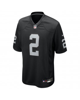 Ashton Jeanty Las Vegas Raiders Nike 2025 NFL Draft First Round Pick Game-Trikot – Schwarz