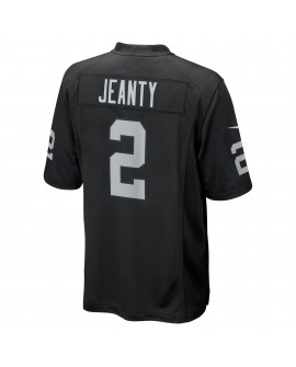 Ashton Jeanty Las Vegas Raiders Nike 2025 NFL Draft First Round Pick Game-Trikot – Schwarz