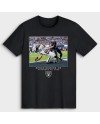 Brock Bowers Las Vegas Raiders NFL Flash Features Week 13 Big & Tall T-Shirt – Schwarz