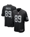 Brock Bowers Las Vegas Raiders Nike Jugend-Spieler Trikot – Schwarz