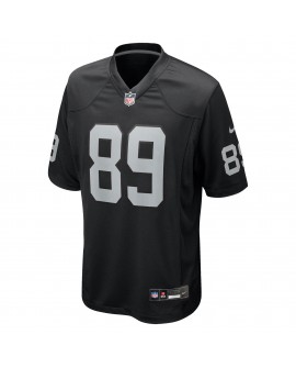 Brock Bowers Las Vegas Raiders Nike Jugend-Spieler Trikot – Schwarz