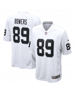 Brock Bowers Las Vegas Raiders Nike Spieler Trikot – Weiß
